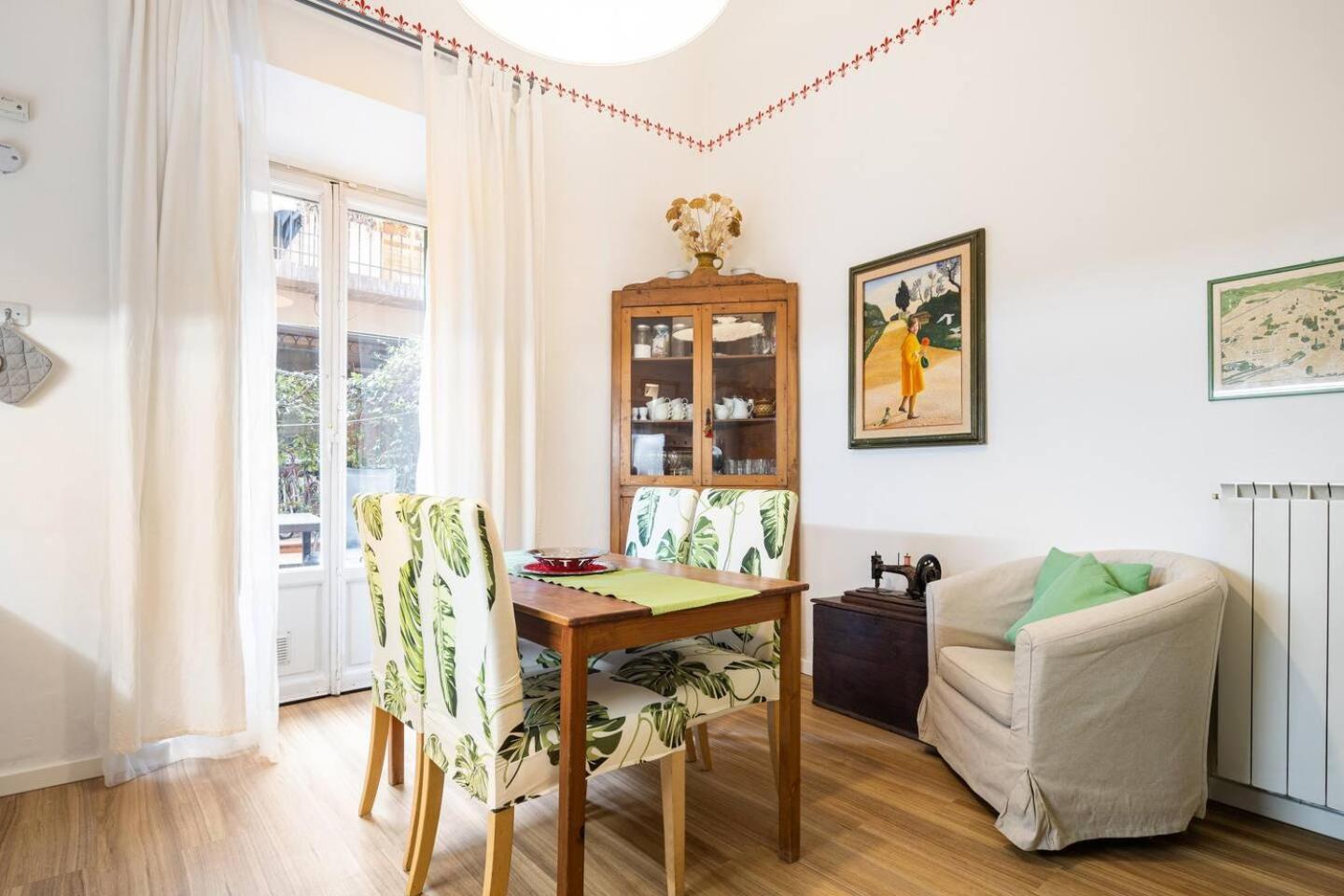 Appartamento Comfy Unit Suitable For Work Street Level With Patio Firenze